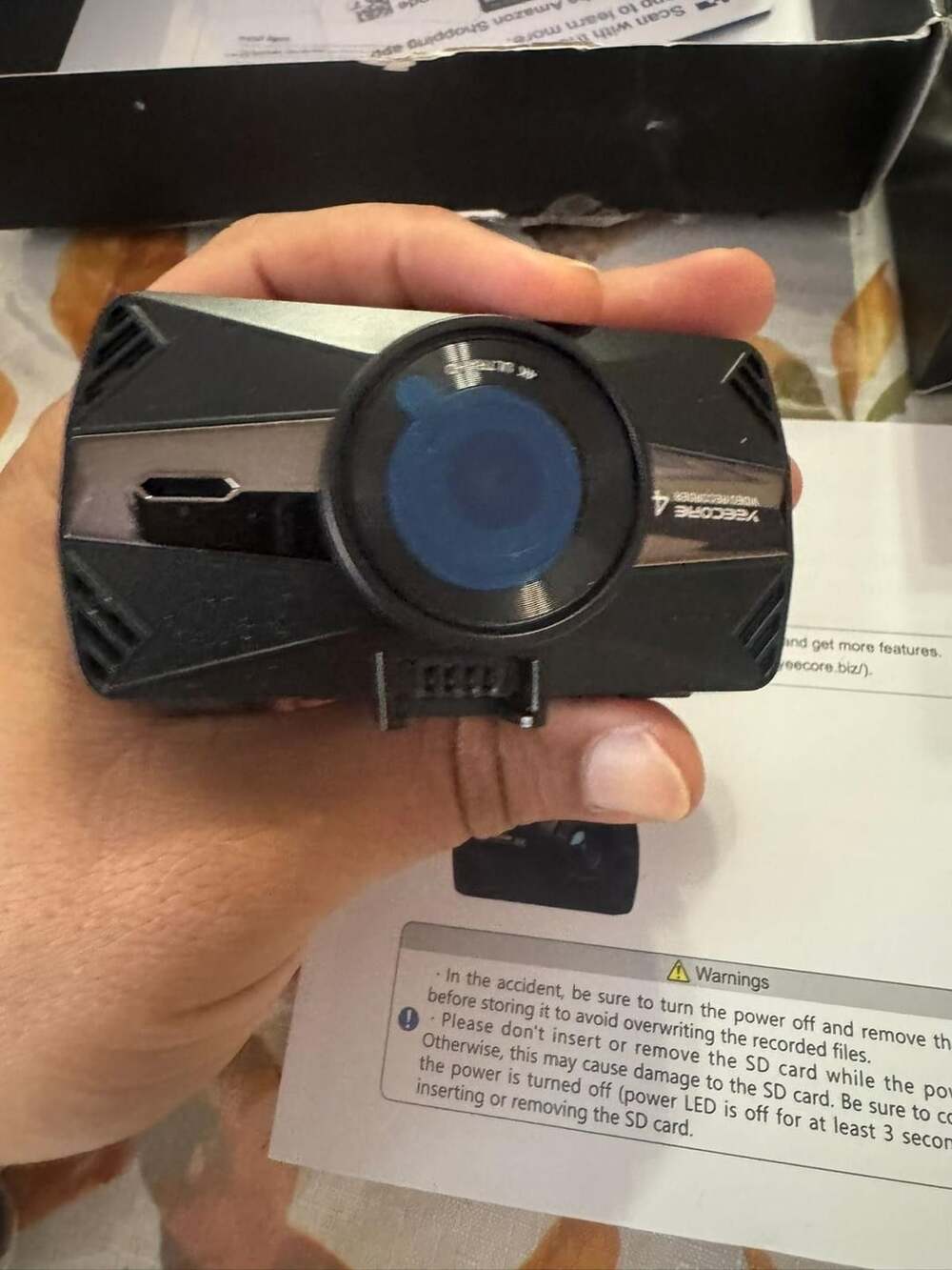 Yeecore 4K dual motion dash cam with 5G wiFi gps, 3"" lcd